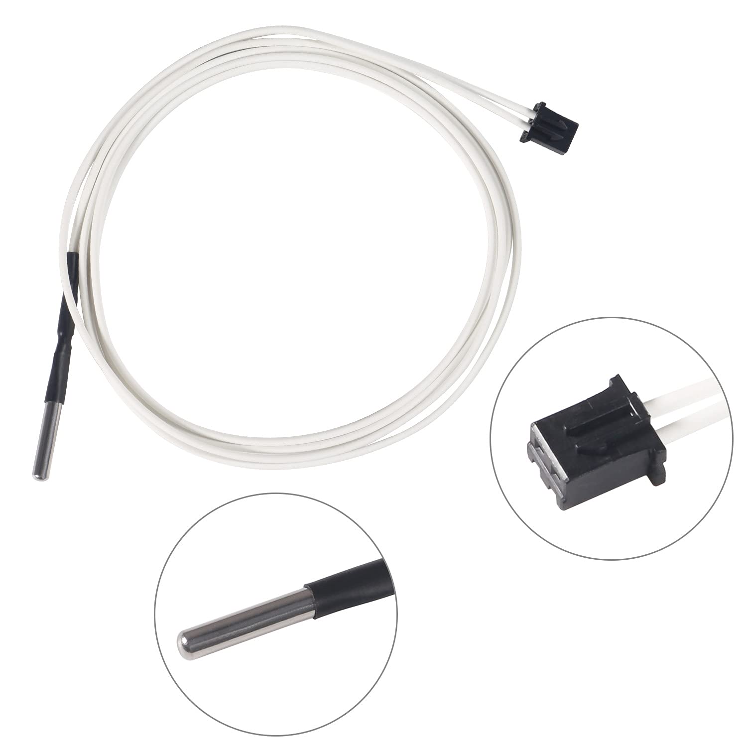 Snapklik.com : 8 Pack Thermistor For Sensor Heater Block Wiring Female ...