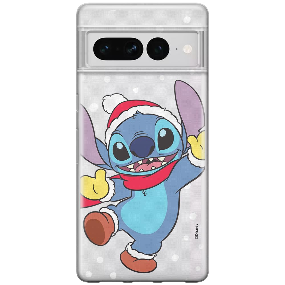 ERT GROUP mobile phone case for Google PIXEL 7 PRO original and officially Licensed Disney pattern Stitch 009 optimally adapted to the shape of the mobile phone, partially transparent
