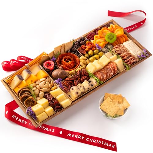 Nibble Charcuterie Christmas Premium Board for...