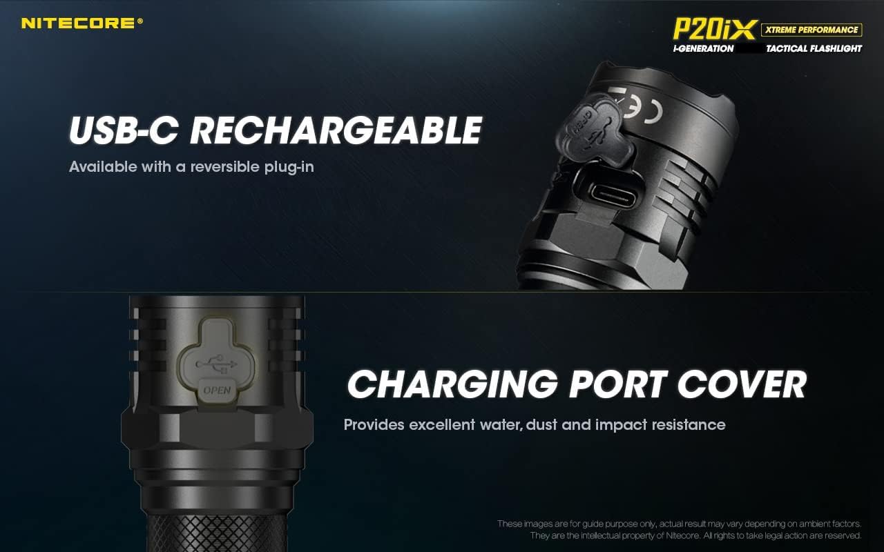 Amazon.co.jp: EdisonBright Nitecore P20iX 4000ルーメン USB充電式