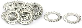 New Lon0167 18mm Inner Dia Carbon Steel Zinc Plated External Serrated Lock Washer 20pcs(18mm innerer Durchmesser Kohlenstoffstahl verzinkt, externe gezahnte Sicherungsscheibe 20St