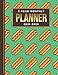 5-Year Monthly Planner 2021-2025: Dated 8.5x11 Calendar Book With Whole Month on Two Pages / Funny Hot Dog Art Pattern on Mint Green / Organizer With ... - Charts / 60-Month Life Journal Diary Gift