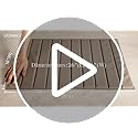 Large Stone Dish Drying Mats for Kitchen Counter, 26"×16"Foldable Quick Dry Stone Mat with PU Leather, Absorbent Diatomaceous Earth Dish Drying Mat for Bottles Cups Bathroom Any Countertop