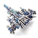 Microworld 3D Metal Puzzle Mechanical Pilot 1 Spacecraft DIY Assemble Model Kit Laser Cut Jigsaw Toy - D030