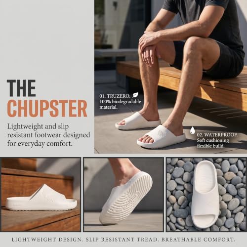 Image of CHUPPS Chupster Men's Orthopedic Slippers | Soft Cushioned Footbed | Lightweight Flip Flops | Anti-Skid Sole | Comfortable Daily Wear Chappals