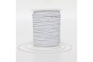 1 mm x 110 Yards Elastic String - Strong Stretch Cord for Jewelry DIY