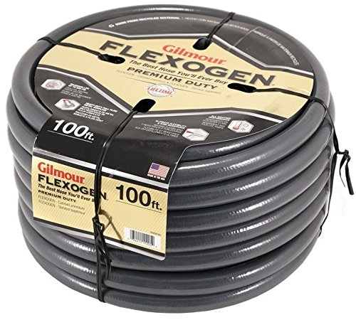 Gilmour 1034100 Flexogen Garden Hose 3/4" x 100', Assorted Colors