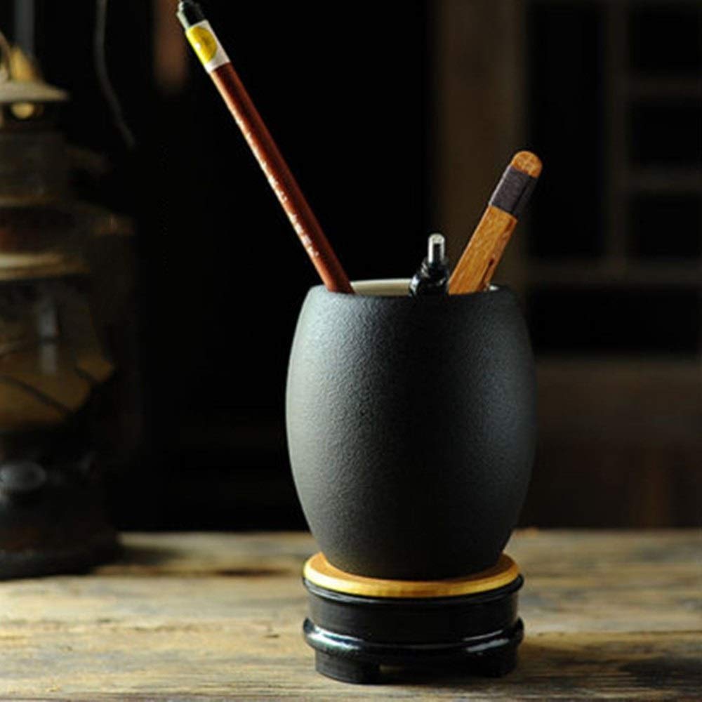 Pot à Crayons Porte-stylo en céramique Pen Holder bureau de ménage Fournitures Porte stockage pour Bureau