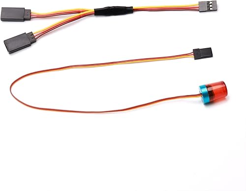 Miniatura 6 de Newzoll Kit de luz de coche RC Car Police luz intermitente lámpara de advertencia compatible con 110 TRX4 SCX10 Crawler Truck Ambulancia Coche RC