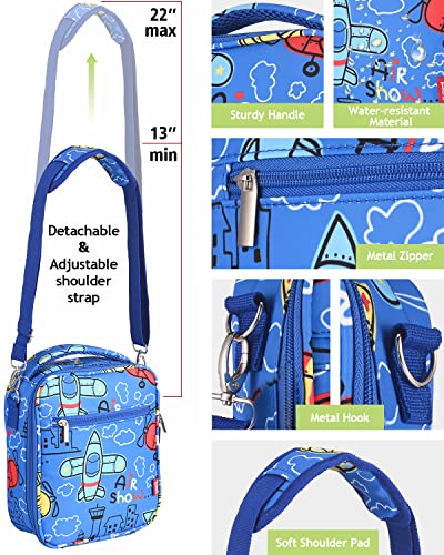 Yookee Home Boys Lunch Box Kids Lunch Bag Insulated Lunch Box For Kids Lunch Accessories Lunchboxes Kids Lunch Boxes For School Lunch Box Container Cute Lunch Boxes For Boys Lunch Bag With Strap #TOP3
