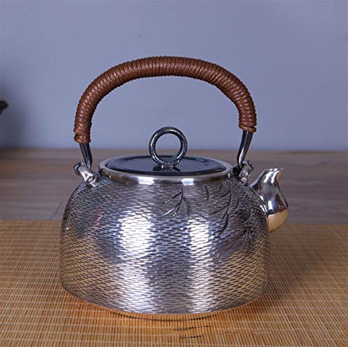 No-Branded Teiera d'Argento hkrstssxj Collezioni di teiera d'Argento Teakmade Teaketlet Vecchio Acqua Pentola Bollitore… - immagine 4