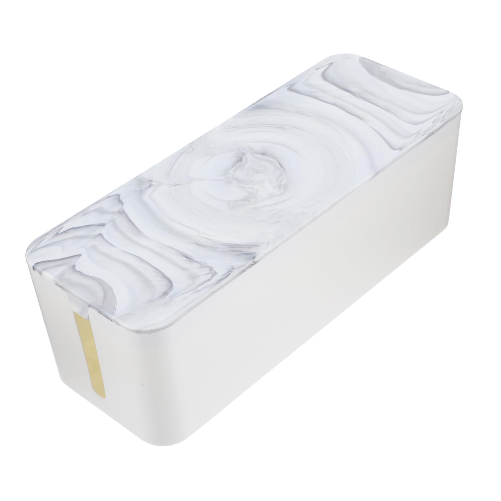 VILLCASE Caja Organizadora de Cables de Bambú con Tapa para Gestión de Cableado para Oficina y Hogar Multiusos y Duradera Organizador de Cables con Gran Capacidad