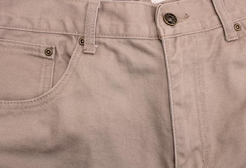 Men's Quality Cotton Denim Comfort Fit Casual Straight Leg Work Jean Pants3