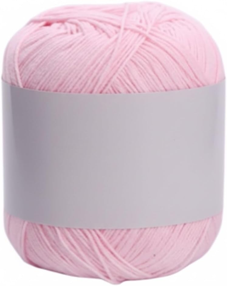 5 Rolls 8-Ply Cotton Yarn for Crocheting Medium Knitting Craft Cord(07)