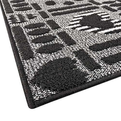 emmevi Tappeto Cucina Antiscivolo Cuori 3D Lavabile Moderno Varie Misure MOD.Clelia Dis.A 57X270 Grigio - immagine 4