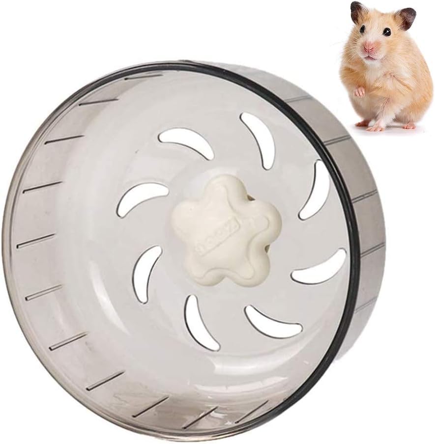 Silent Spinner Hamster Wheel,Pets Running Sports Jogging Wheel,Silent Spinner Wheel With Double Bearing For Comfortable Running,Wheels For Gerbil Dwarf Hamster Rat Mice - 13cm