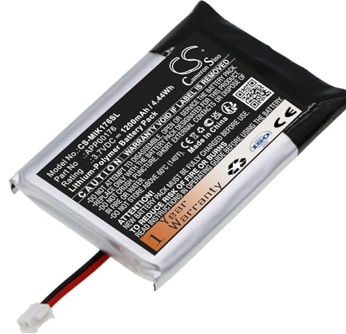 Ejjinenbby 3.7V APP00176 Battery Replacement Compatible for iPilot Link Remote BT (1200mAh)