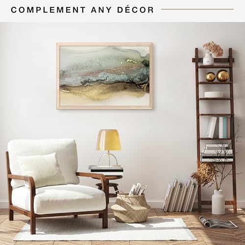 MCS Studio Gallery Classic Movie Poster Frame 27x40 Natural Woodgrain, Vertical & Horizontal Wall Hanging Large Picture Frame for Photos, Artwork & Custom Posters (1-Pack)