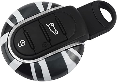 Vista 80 de Funda para llavero con accesorios para Mini Cooper F54 Clubman 55 F56 F57 F60 Countryman hasta 2023 Union Jack en forma de U Oro