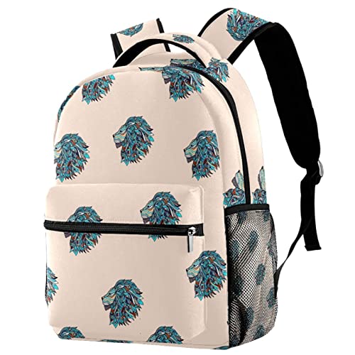 Sac à dos de voyage pour filles et garçons motif lion Campus 40cm