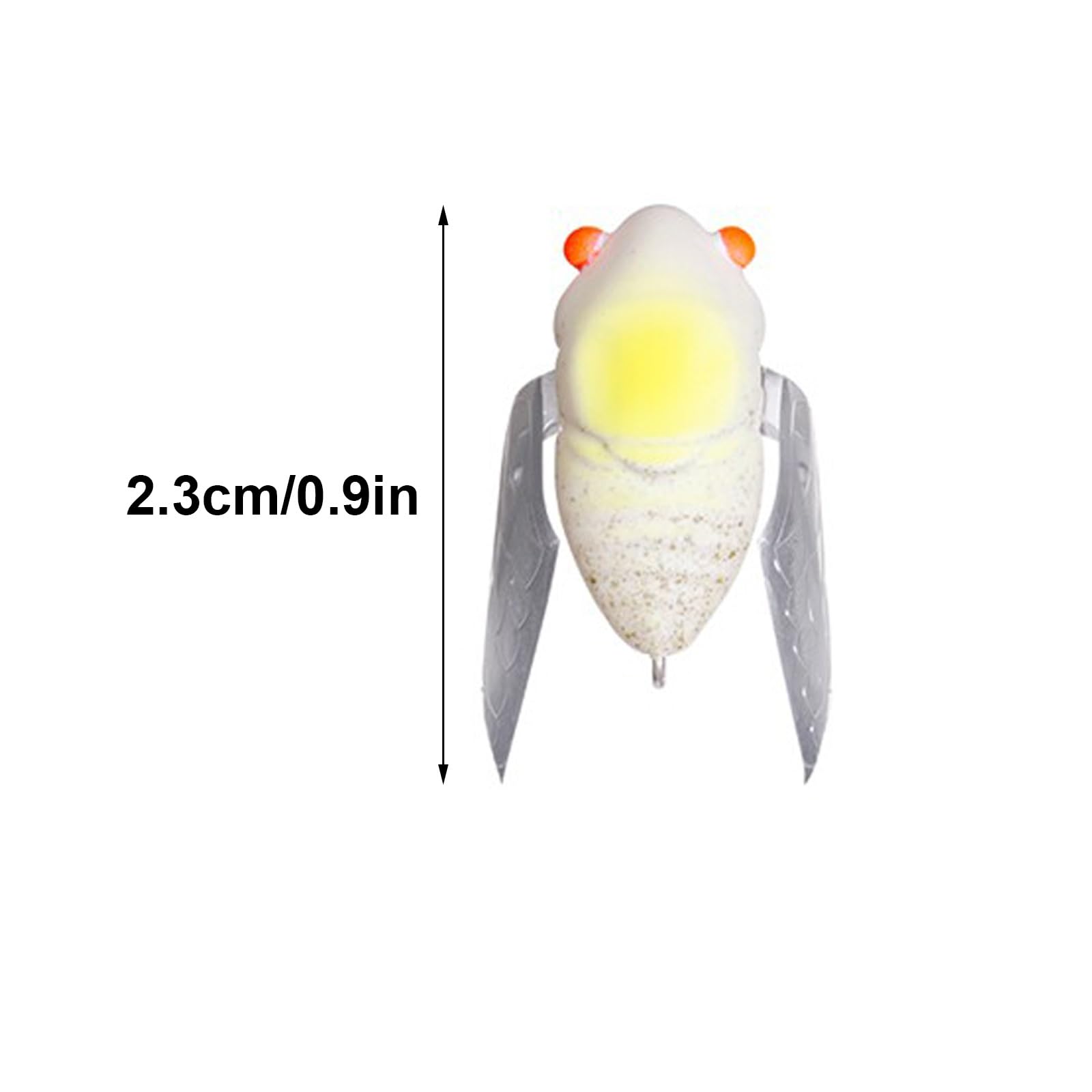 Oberflächen-Zikadenköder – Dynamischer Topwater-Köder, Geeignet for Forellen, Barsche und Culter