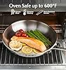 KOCH SYSTEME CS Tri-Ply Stainless Steel Frying Pan, 10 Inch Stainless Steel Skillet, Non-Toxic Cooking Pan, 18/10 Stainless Steel Pan, Dishwasher and Oven Safe, Induction Compatible, Silver #5