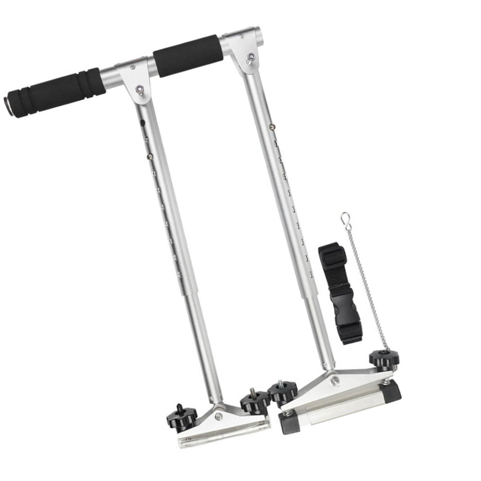 Aide à la conduite en aluminium avec surfaces inoxydables Dispositif de commande manuelle de voiture pour conducteurs handicapés Commandes manuelles réglables pour conducteurs handicapés