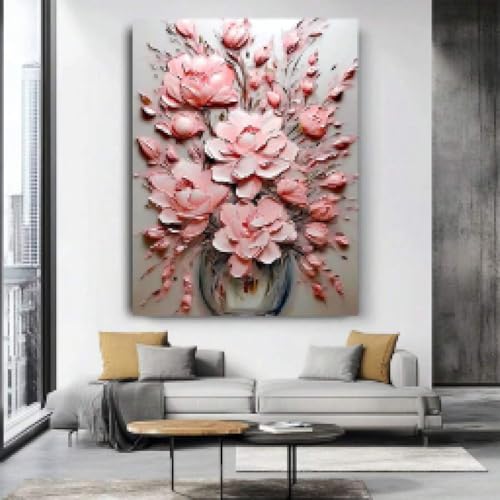 Décoration murale abstraite neutre de qualité supérieure 40x60 - 5