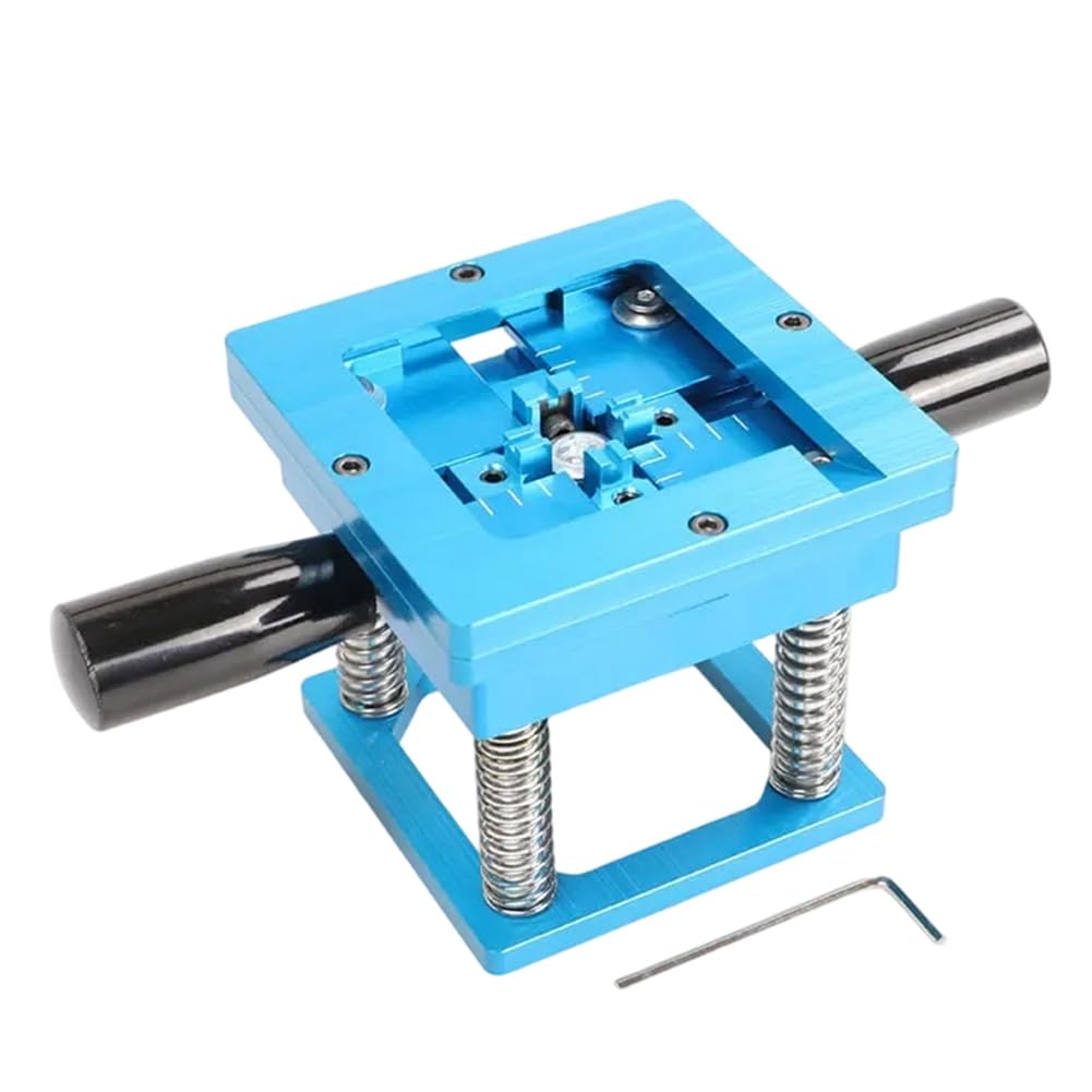 Jnchdghwa As Shown Bga Reballing Kit Station 90X90mm Universal 90Mm Template Holder Fixture Jig Stencil 0.3-0.76Mm Handle Included