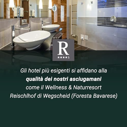 ZOLLNER 10 lavette - morbide e assorbenti asciugamani da mano e viso - lavabili a 95°C - cotone - 30x30 cm - bianco - immagine 3