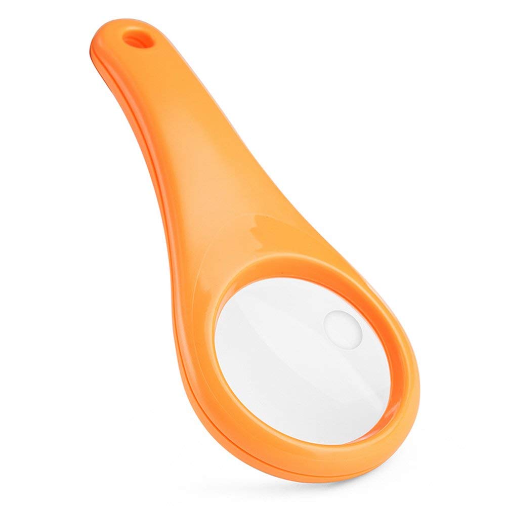 Handlupe, Lesefeuerlupe, 5-fache Platte