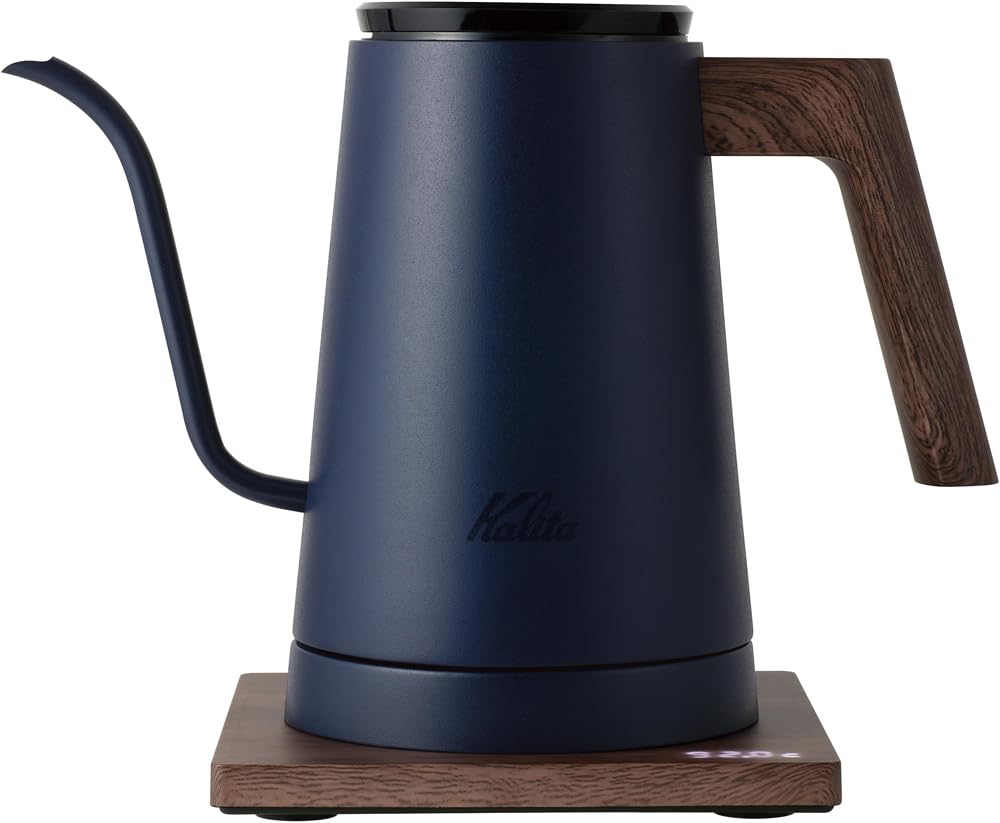 ドリップ電気ケトル KEDP-600(ネイビー) 新品・未使用品 Amazon.co.jp : カリタ Kalita 600ml ネイビー KEDP-600 JP 電気ケトル