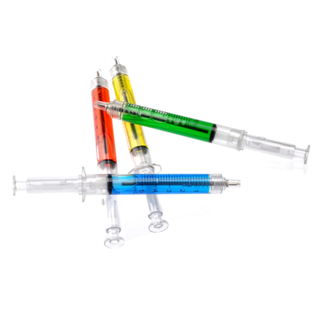 OSALADI 72 pièces Lot de Stylos Bille Forme Couleur Bleu Rouge Vert Jaune Stylos Créatifs pour Étudiants Usage Scolaire et Bureau Design Original Injecteur