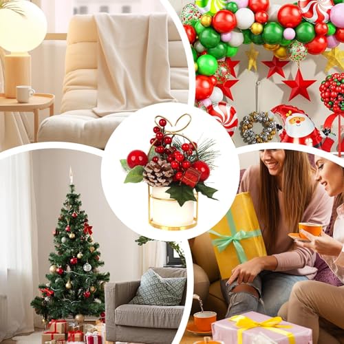 Conos de pino artificiales para jarrón ideales como regalo de Navidad 5