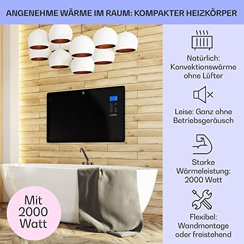 Mobile Elektroheizung von Klarstein – Konvektor-Heizung 2000 W