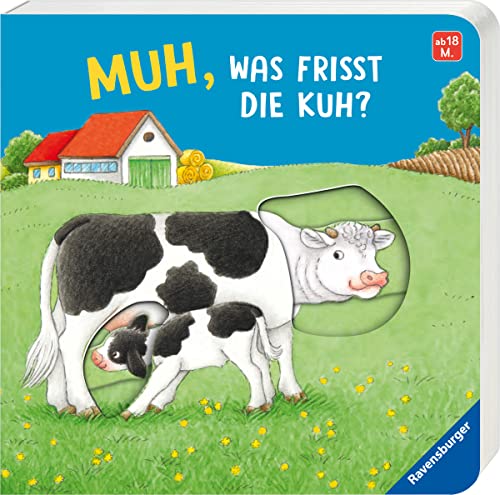 Preisvergleich Produktbild Muh, was frisst die Kuh: Mein erstes Schiebebuch