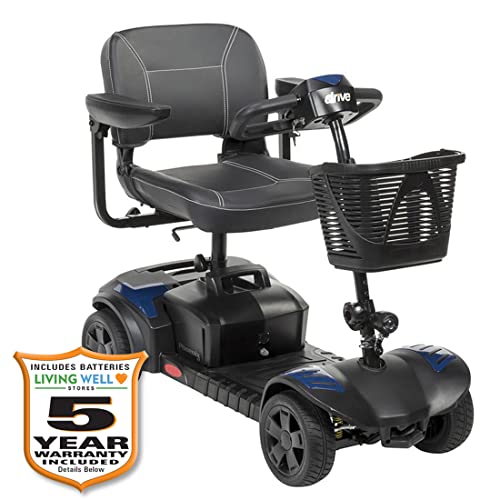 Phoenix 4 Wheel Heavy Duty Scooter By Drive Medical, 20” Wide Seat Includes 5 Year Protection Plan #TOP1