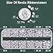Resin Rhinestones for Crafting with B7000 Jewelry Glue, 1 Box Clear Flatback Crystals with 3Pcs 10ml Glue for Bedazzling Crafts DIY Nail Art Makeup，Non Hotfix Gems for Clothing Shoes