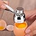 VANVENE Egg Topper Cutter with Stainless Steel, Egg Cracker Tool of Soft Hard Boiled Egg Cutter Smooth Round Opening. Eggshell Cutter Easy to Use and Work in Your Kitchen