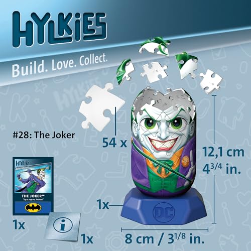 Ravensburger Puzzle 3d Joker dc Hylkies — 54 Pièces Plastique 12 X 8 Cm - vue 4