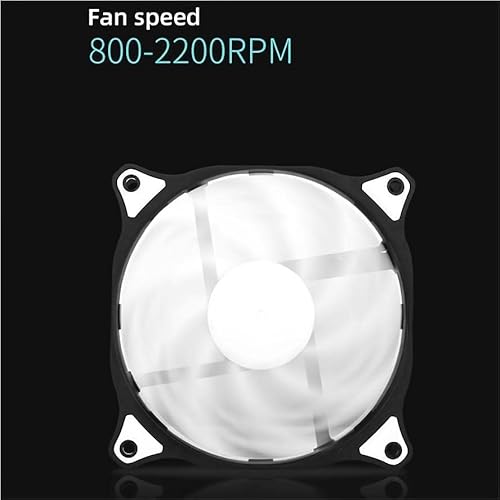 Sama Sf200 3 Pack Case Fan 120Mm Fans Pc Computer Case Fans 4Pin Pwm Fans With Fan Hub High Airflow Premium Quiet Mode (Black) #TOP5
