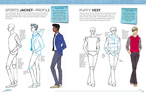 The Beginner's Fashion Design Studio: Easy Templates For Drawing Fashion Favorites #TOP5