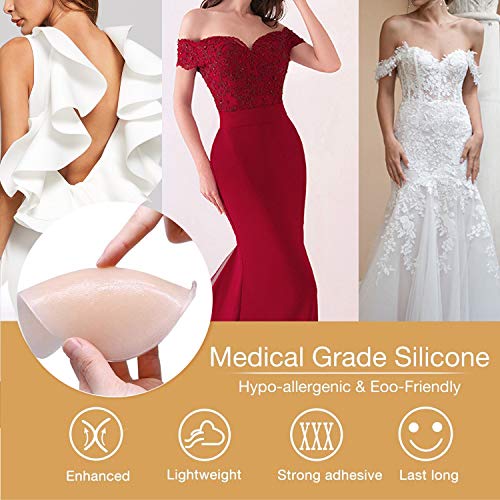Silicone Lift Bra For Women, Reusable Silicone Covers, Invisible Bra For Cup A/B/C (Nude) #TOP6
