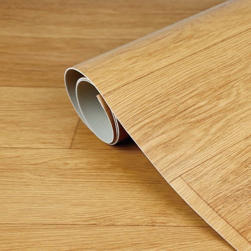 Vinyl Sheet Flooring Roll, 39.3' W x 197' L PVC Sheet Vinyl Flooring...