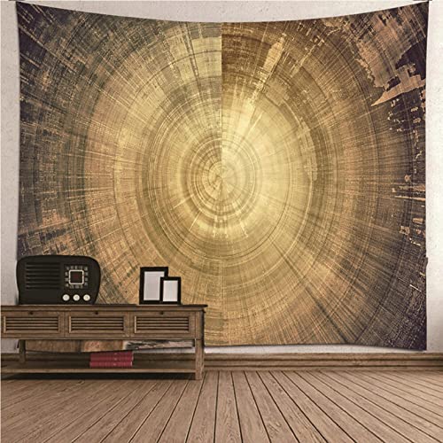Tapisserie murale grain de bois brun Isdreem 200x150cm pour décoration