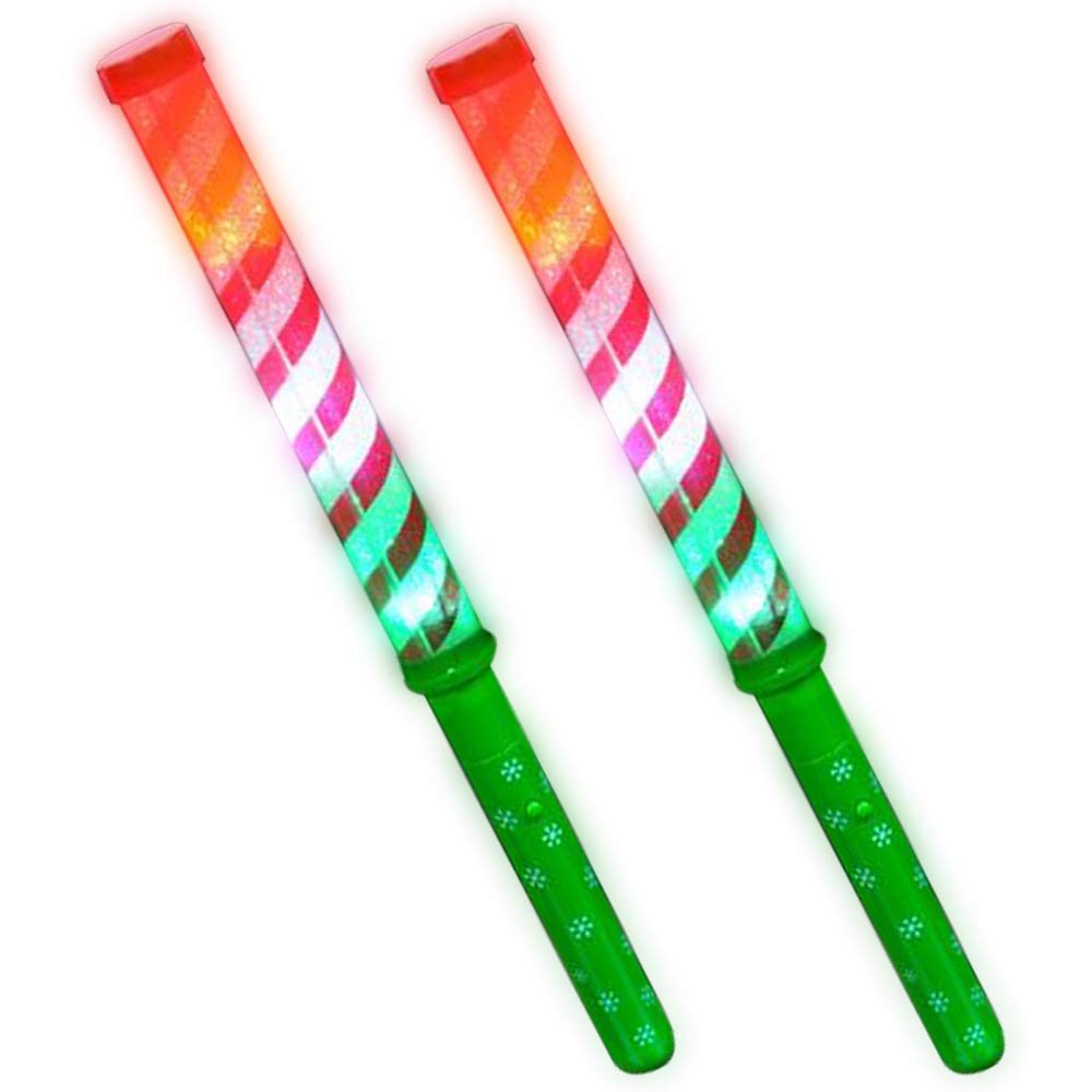 Amazon.com: ArtCreativity Light Up Candy Cane Wands – Set of 2 LED