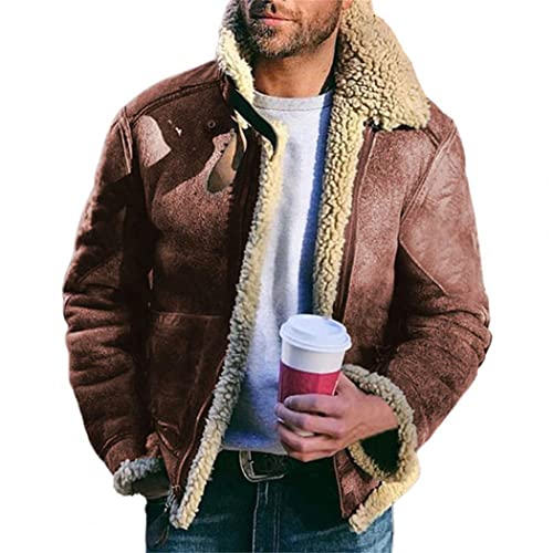 Automne hiver hommes casual vestes blouson noir chaud zippé taille XL
