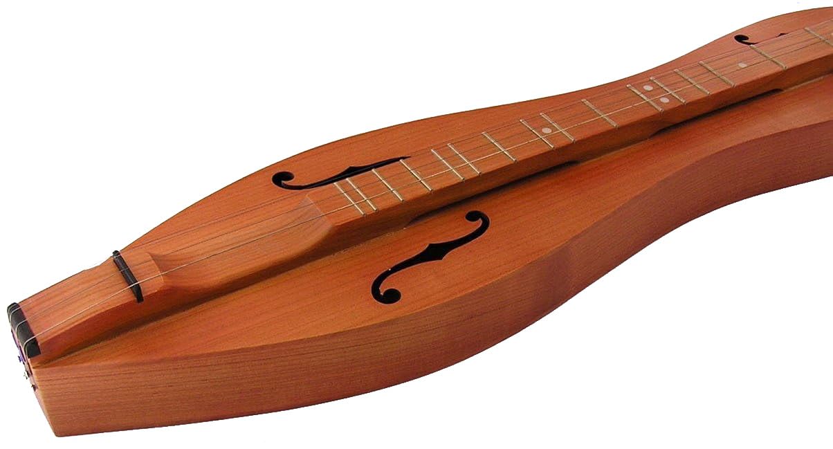 Applecreek Mountain Dulcimer 4-String Solid Cherry Hourglass Body with Instrument Alley, Case, Book, True Tune Tuner, Strings, Polish Kit, Bundle ACD200K - Made in Romania - Image 4