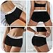 Damen Panties Boxershorts 6er Pack Hipsters Unterwäsche Frauen Schwarz L