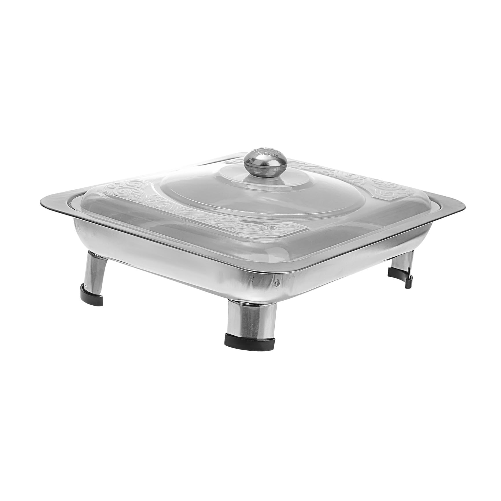 Réchaud buffet carré élégant pour sublimer vos tables de banquet
